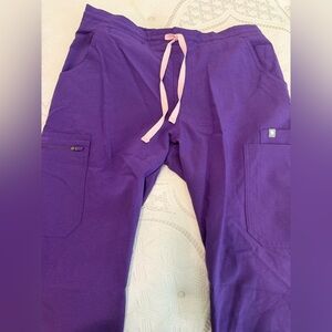 Figs Purple scrub pants